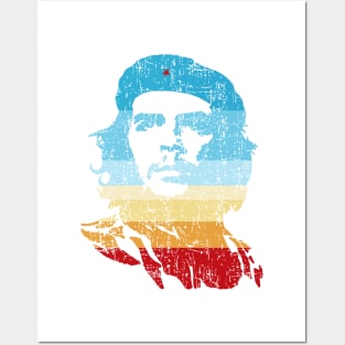 Che Guevara colourfull Posters and Art